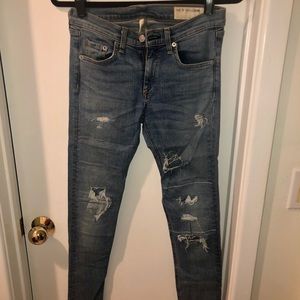Rag and bone distressed jeans